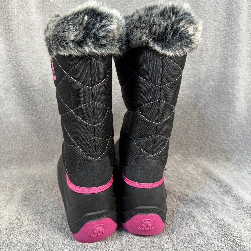 Kamik SNOWANGEL BLK & ROSE Sz 6 Women's - Picture 4 of 10